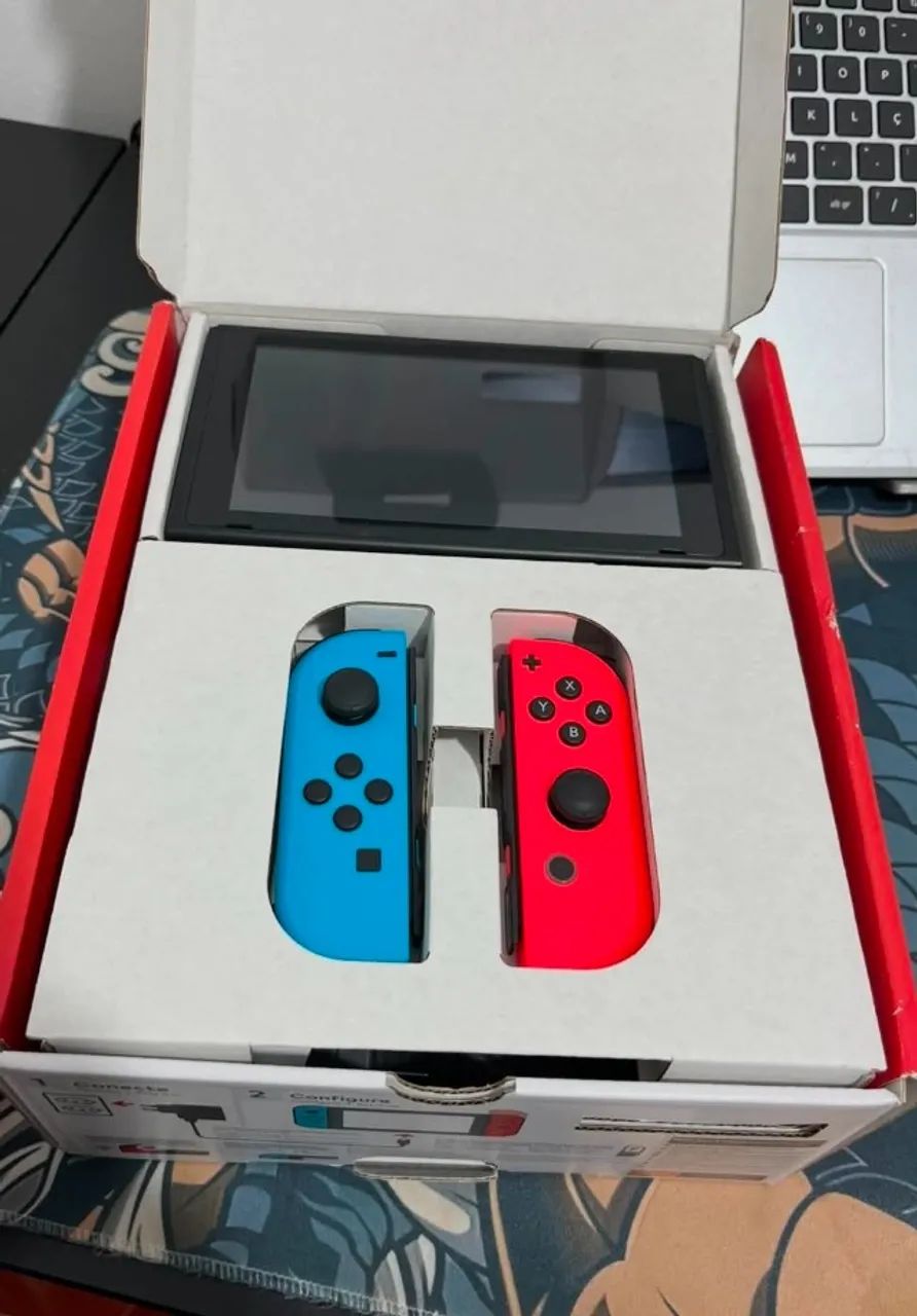 NINTENDO SWITCH V2  IMPECÁVEL! - Foto 4