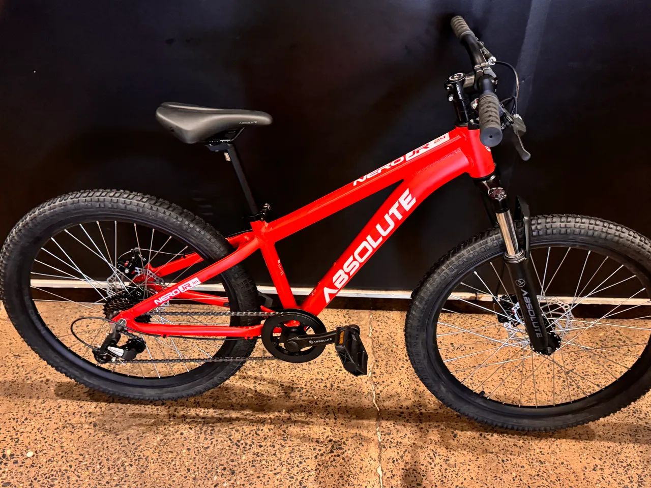 BICICLETA ABDOLUTE NERO JR TAMANHO 24 