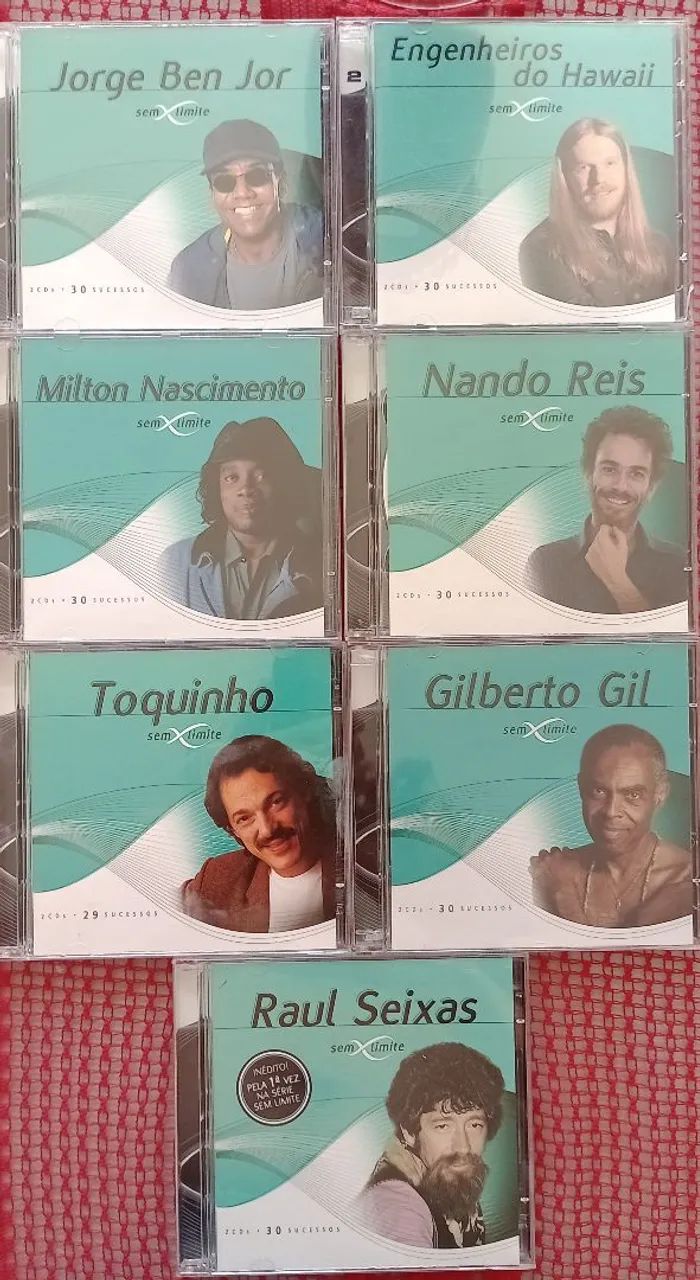 CDs DUPLOS - NACIONAIS SEMI NOVOS