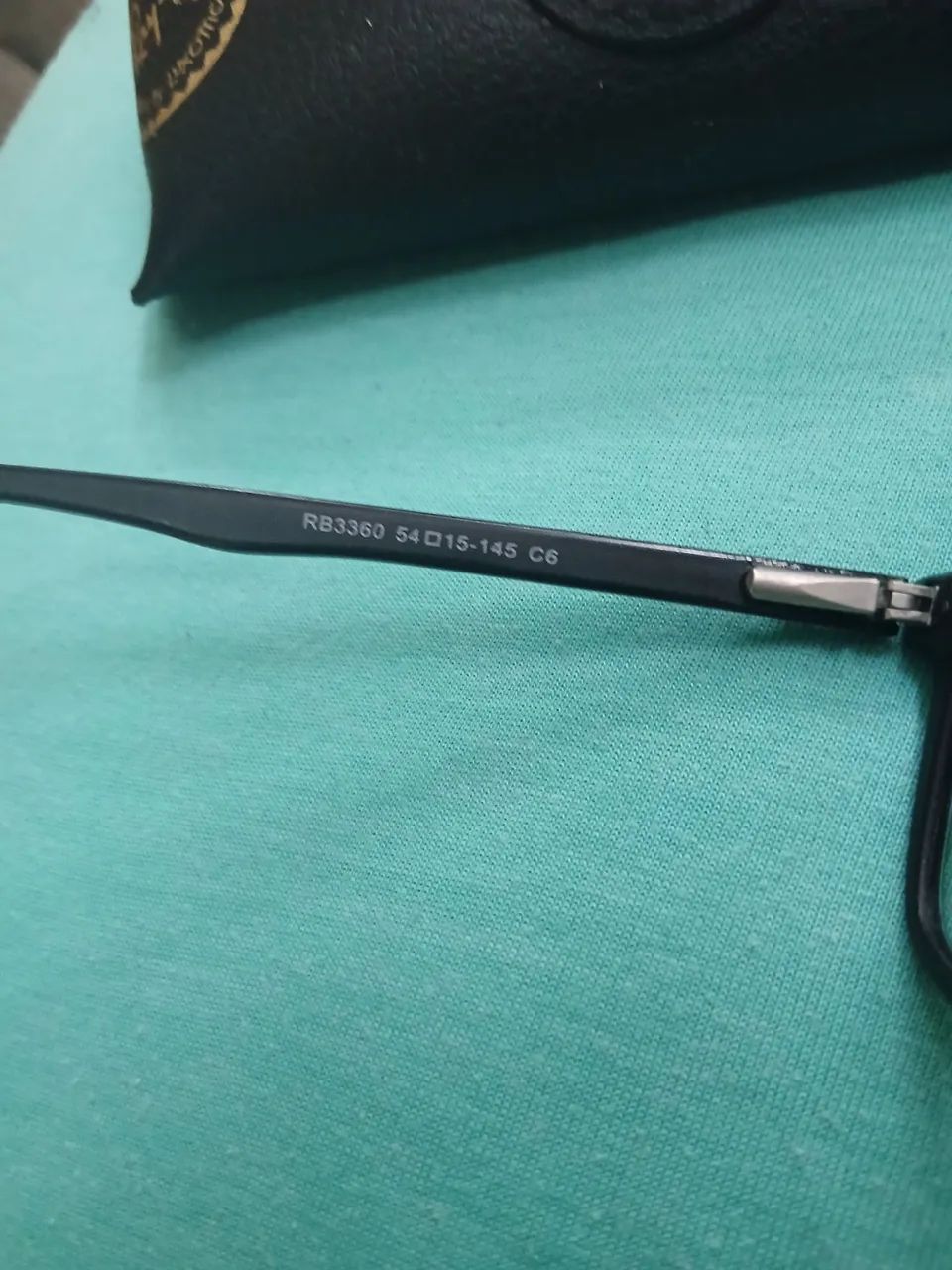Óculos Ray ban original Itália RB3360+ESTOJO SEM GRAU  - Foto 3