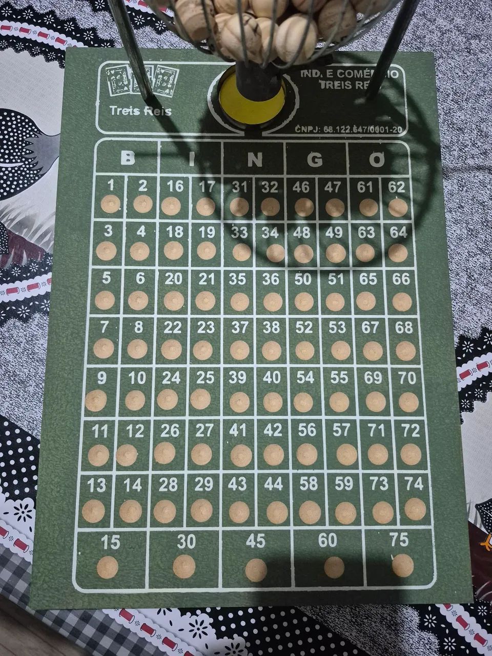 Tabuleiro e globo para bingo - Foto 4