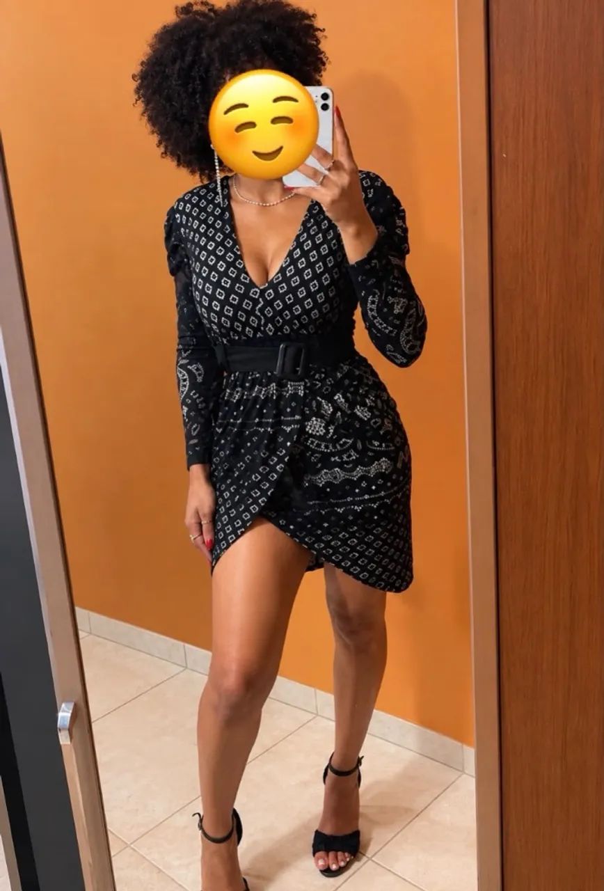 Vestido curto preto - Foto 3