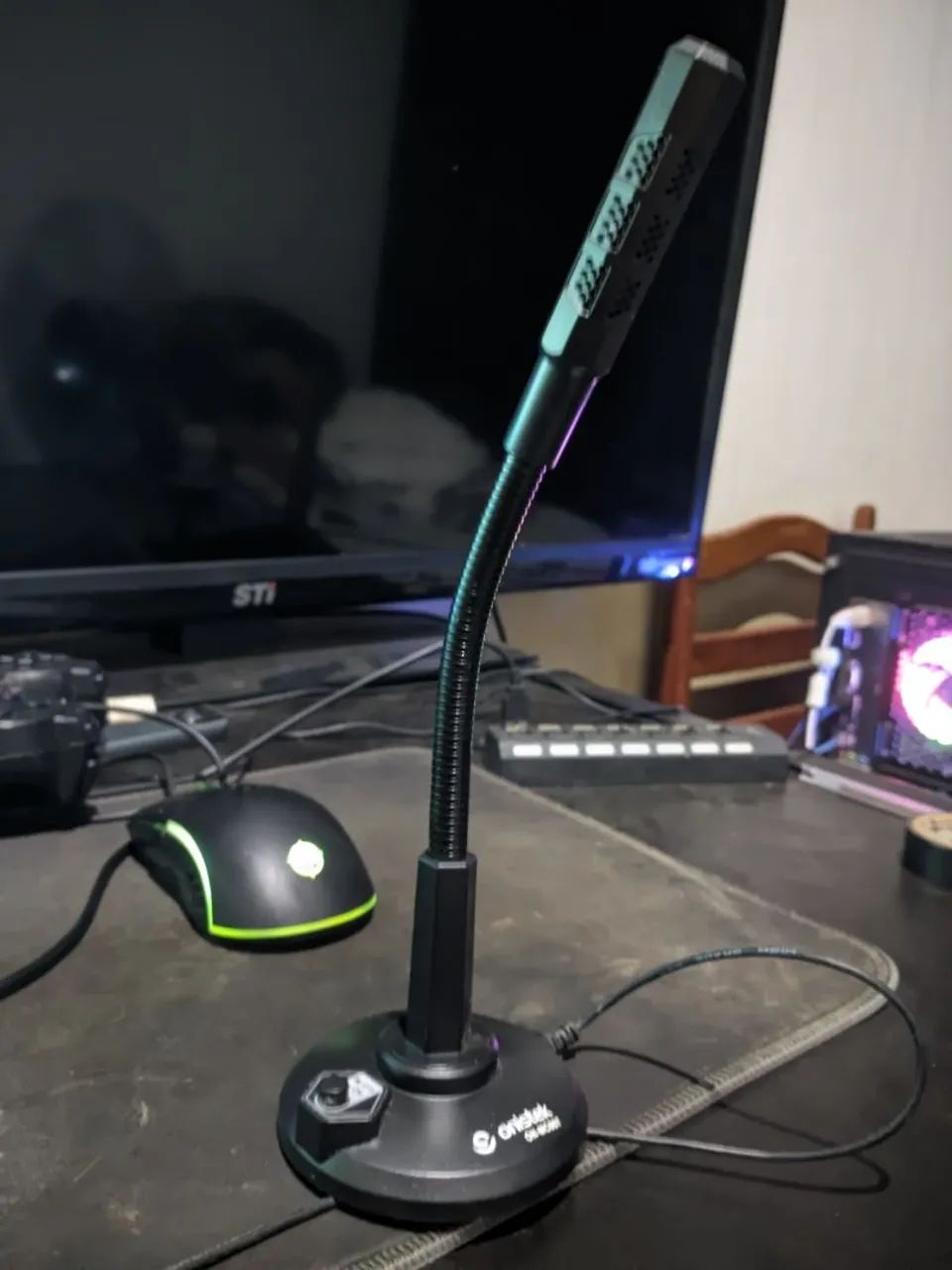 Microfone de mesa