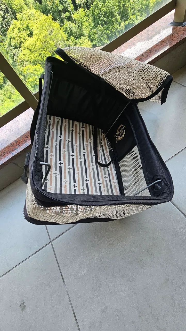Bolsa de Transporte São Pet Aereal Nt, cães e gatos