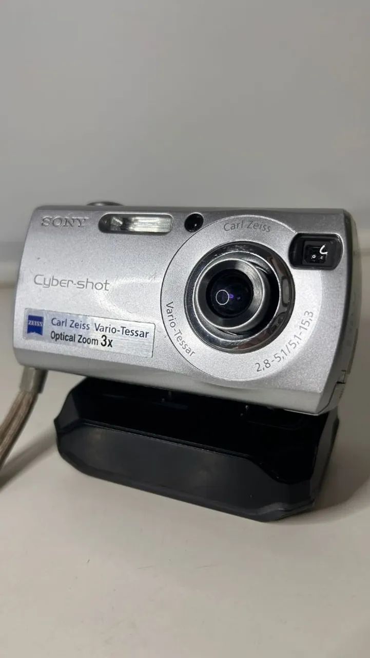 Câmera Sony Cyber-shot Preta Modelo:DSC-S40 Completa R$:300 Reais - Foto 3