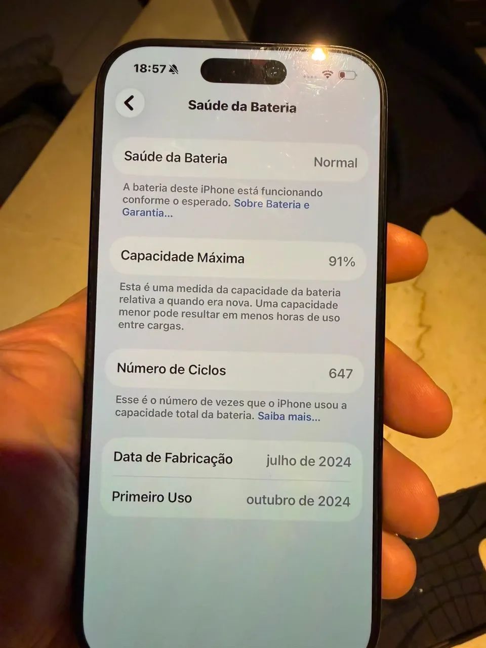 iPhone 16 em excelente estado! - Foto 5