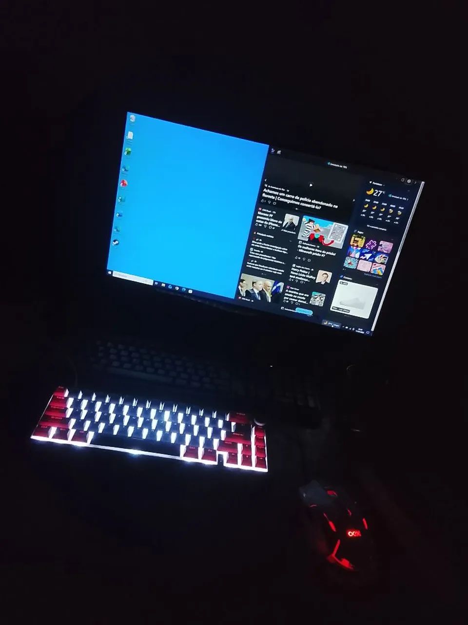 Monitor omoledled,ele funciona sem o gabinete 