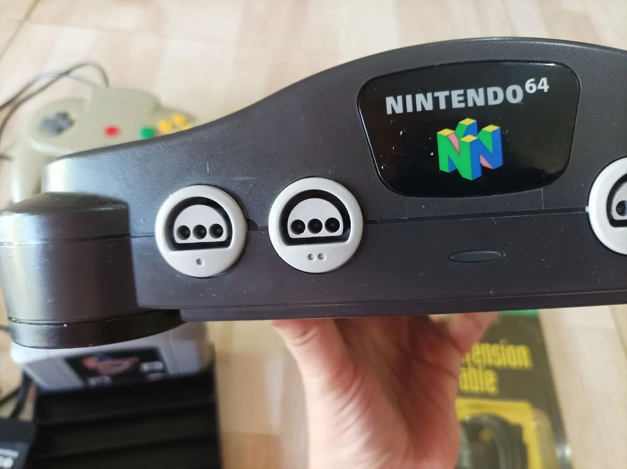 Nintendo 64 com Starfox bitfunx HDMI e acessórios  - Foto 5
