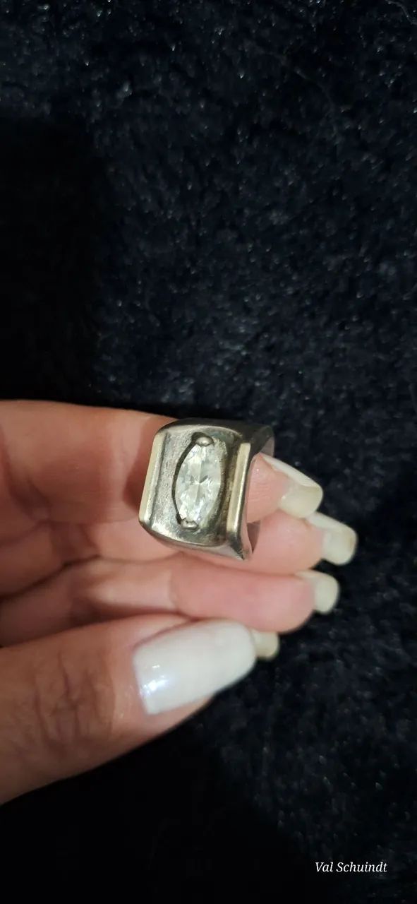 Anel prata original com zirconia, reliquia - Foto 2