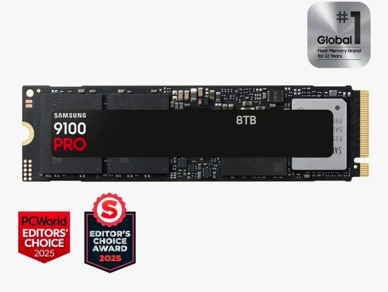 SSD 8TB Samsung 9100 Pro Nvme Gen5 PS5 e PC original novo. - Foto 4