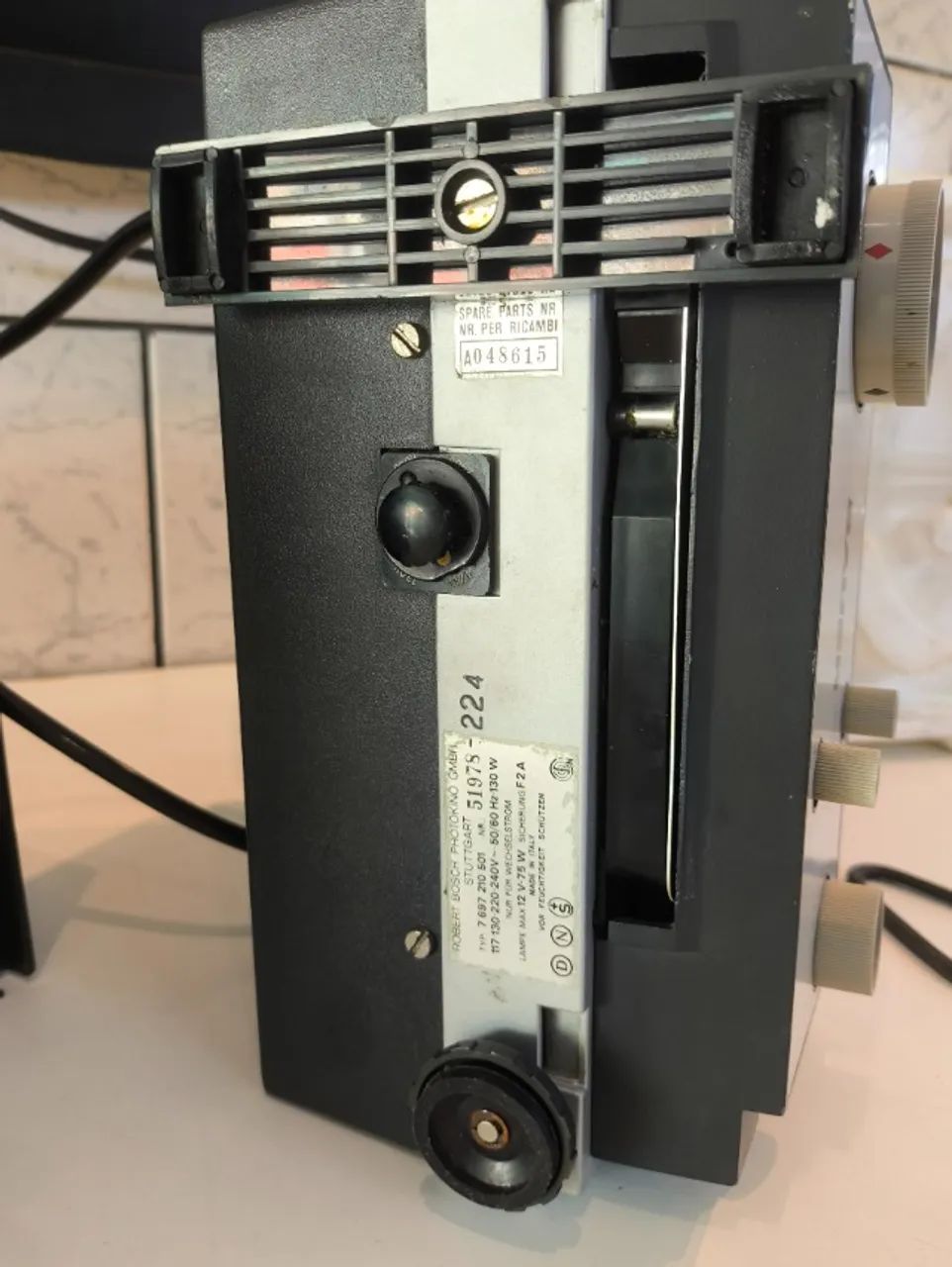 PROJETOR BAUER T5 SUPER 8 - PRECISA DA TROCA DA CORREIA  - Foto 4