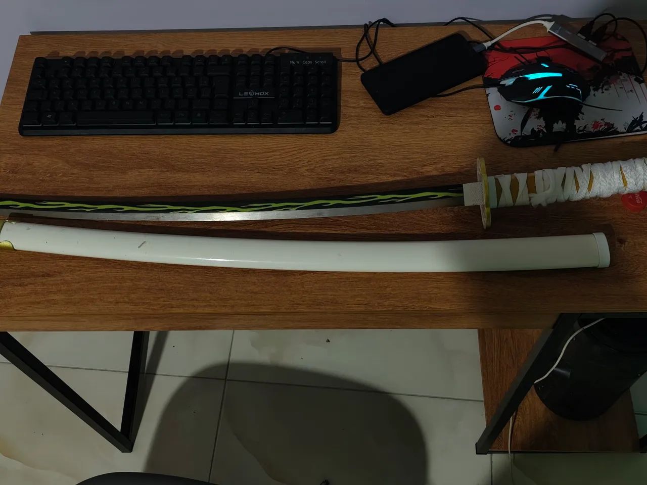 Espada Katana de Aço Cosplay - Foto 3