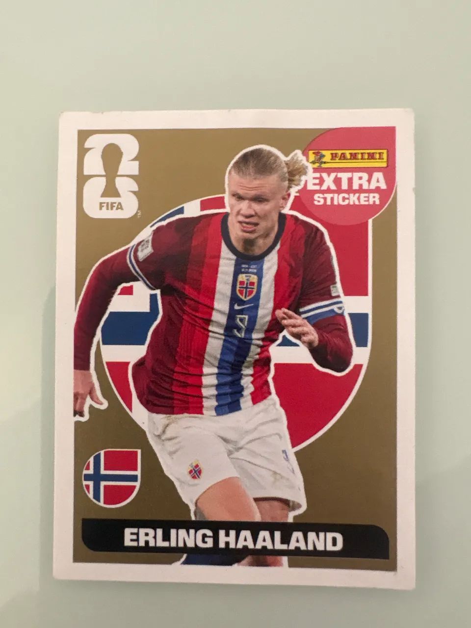 Figurinha Haaland Ouro Legend Copa