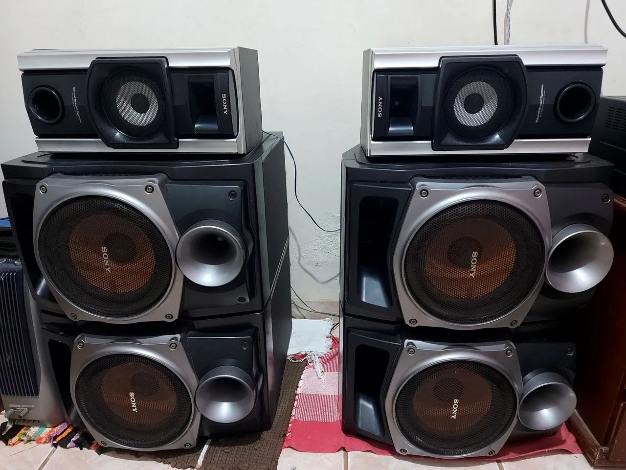 receiver pioneer vsx523k + caixas sony zux9 - Aparelhos de Som