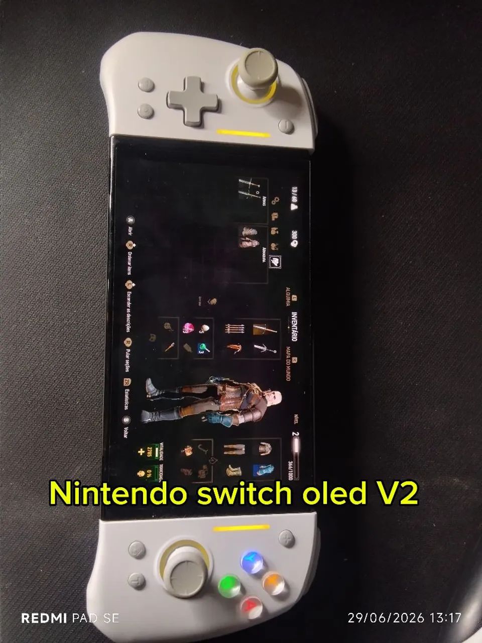 Nintendo switch oled novo + TV TCL 43 POLEGADAS 
