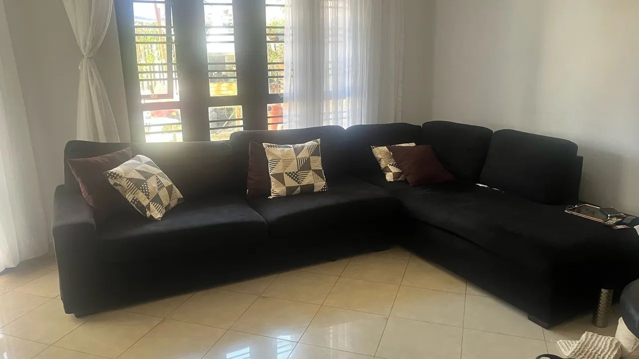 Sofá em suede - Foto 2