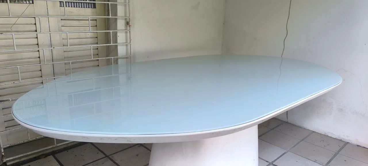 MESA JANTAR COM TAMPO DE VIDRO - Foto 4