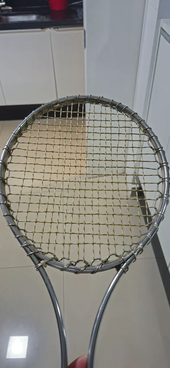 Raquete Vintage Wilson T2000 - Aço - Made in USA - Colecionável - Foto 4