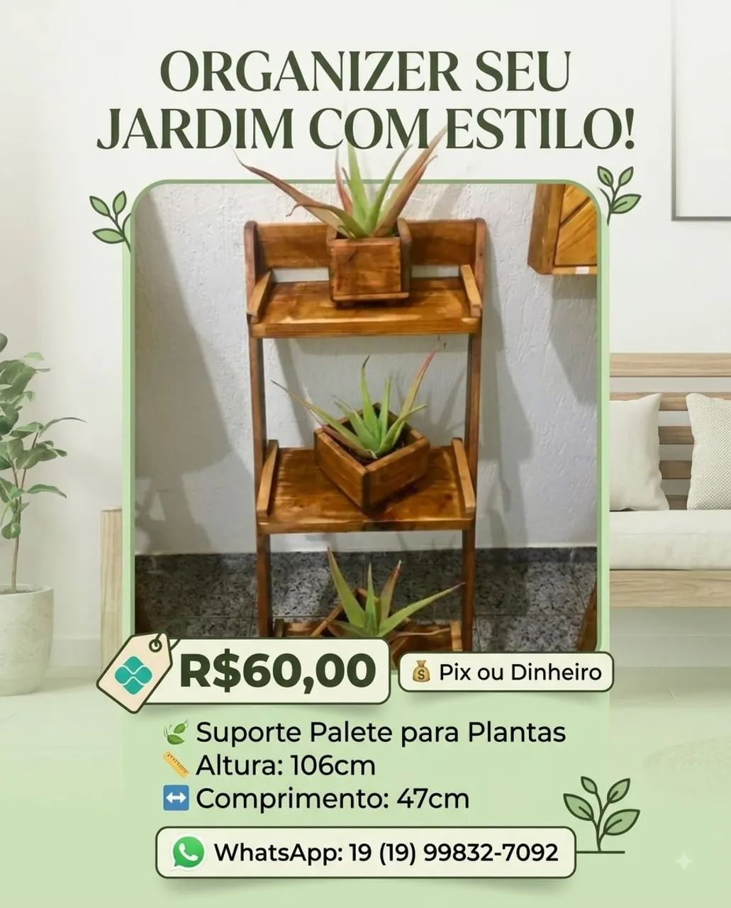 Suporte plantas 