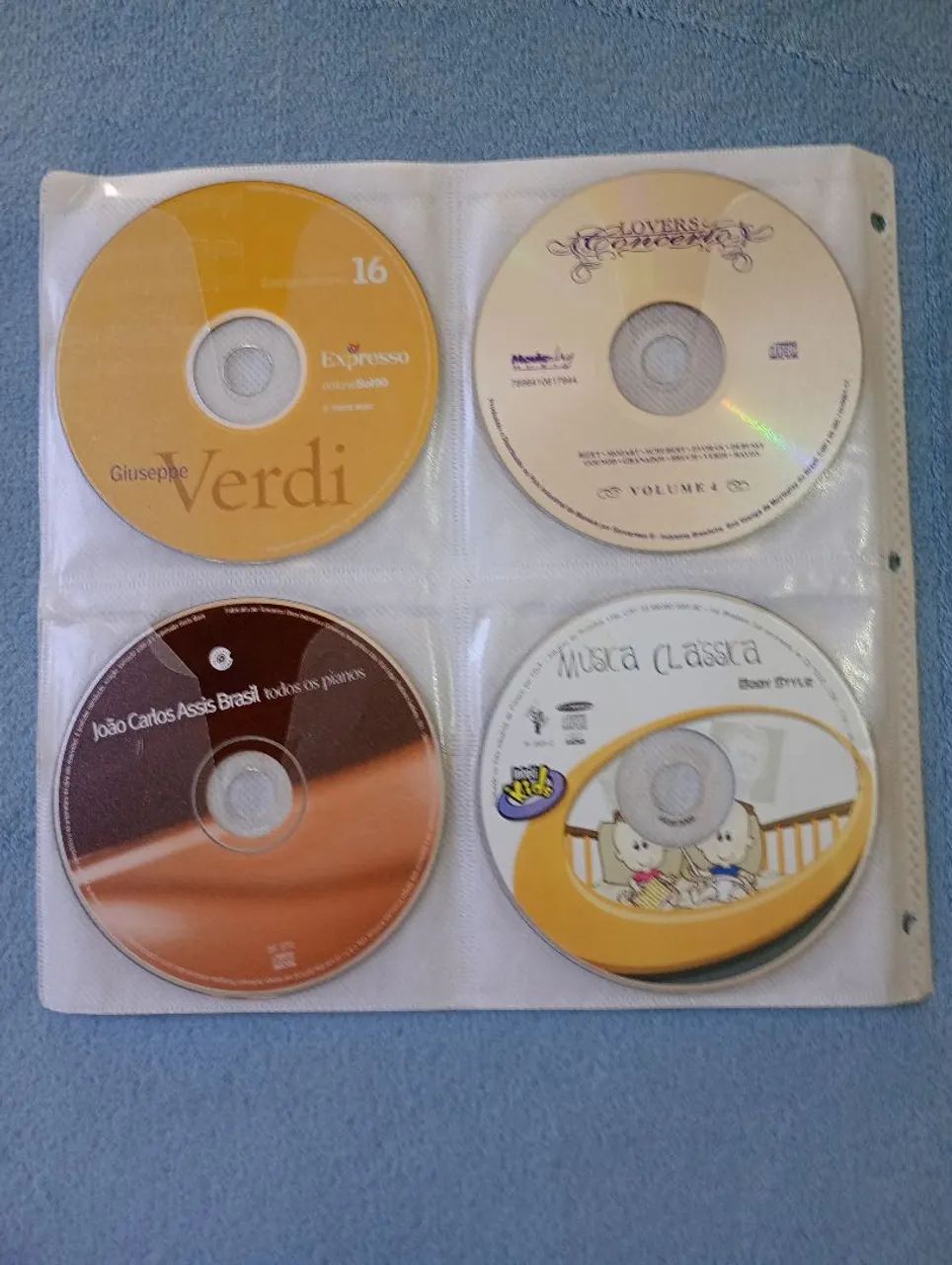 Kit CDs de Música Clássica. Mozart, Beethoven, Vivaldi, Villa