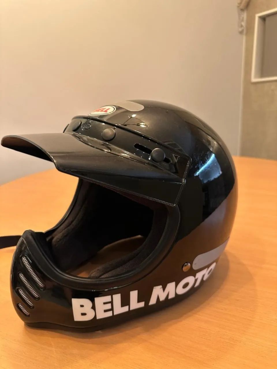 Capacete Bell Moto III - Tamanho 58 - Preto - Acessórios de