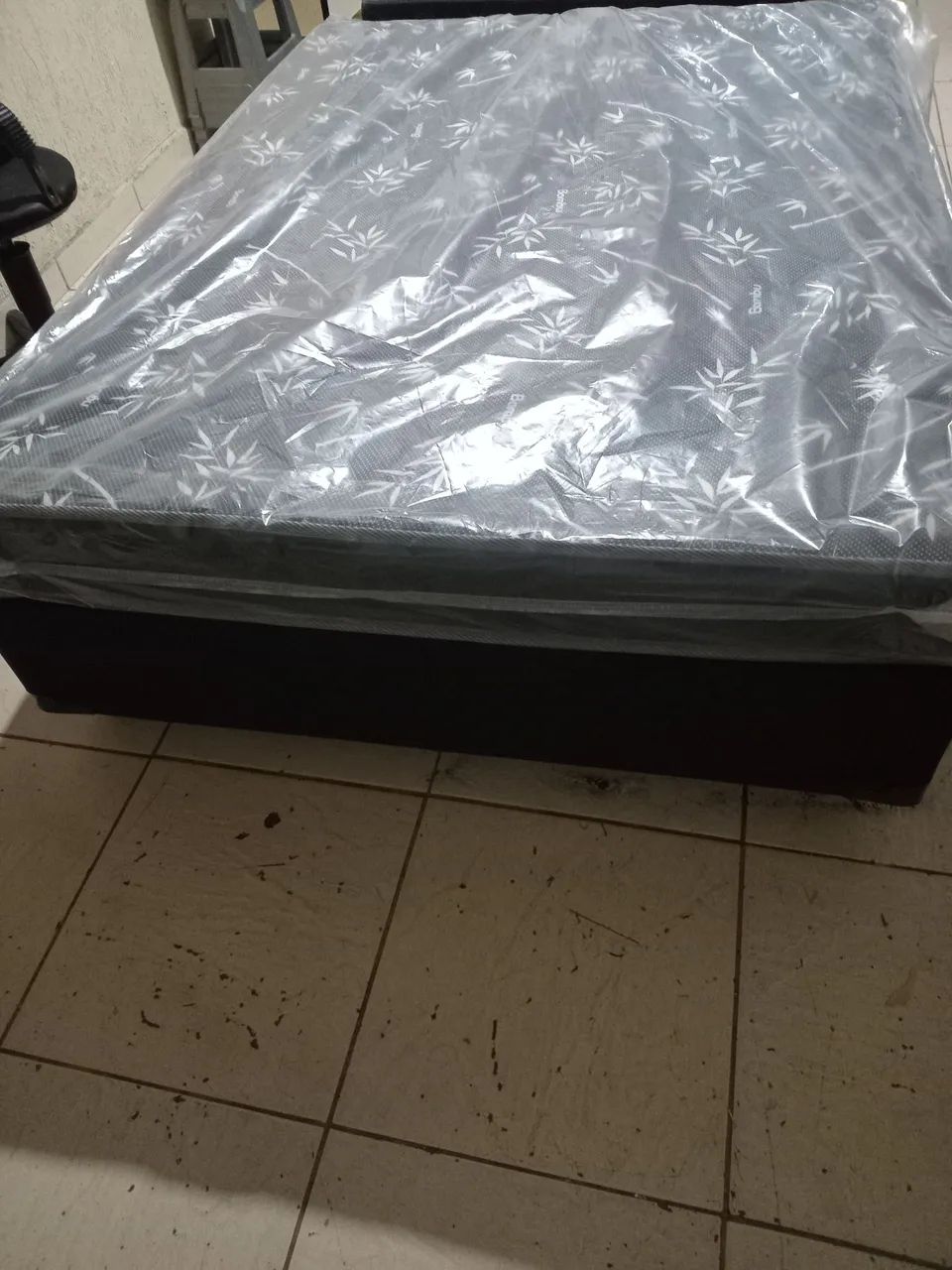 Cama box casal padrão 138x188 nova - Foto 2