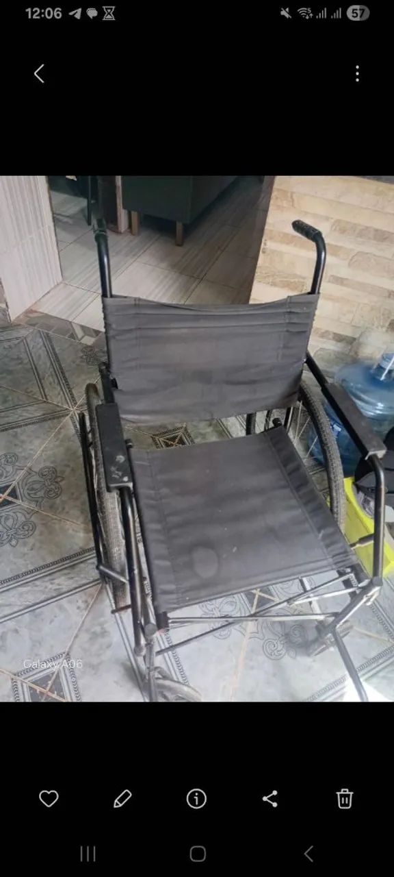 Bota ortopedica + cadeira de rodas bem conservada - Foto 4