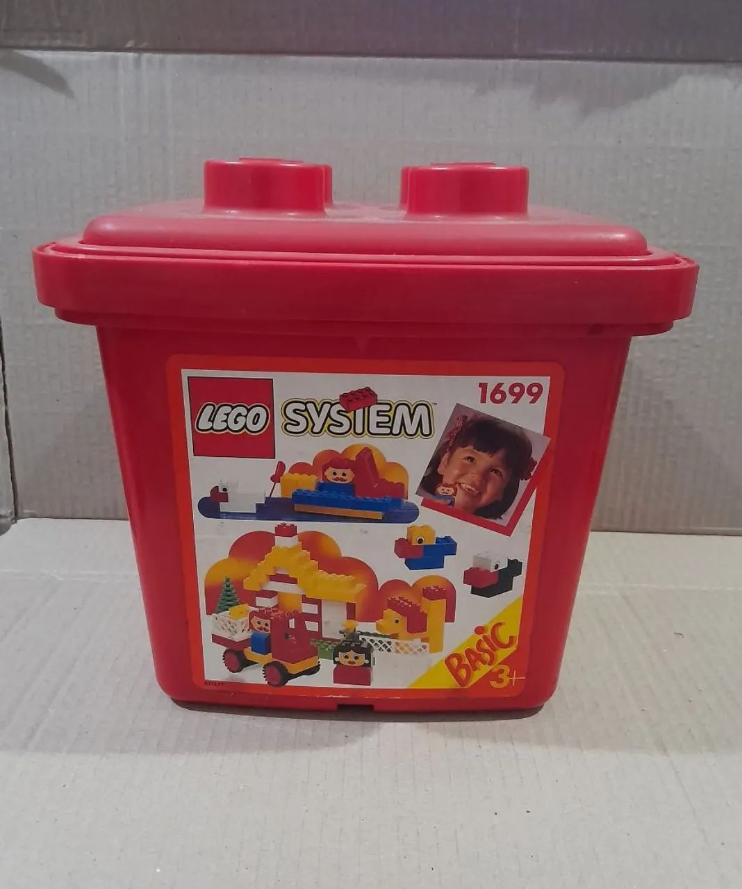 Balde de Lego original completo Anos 90