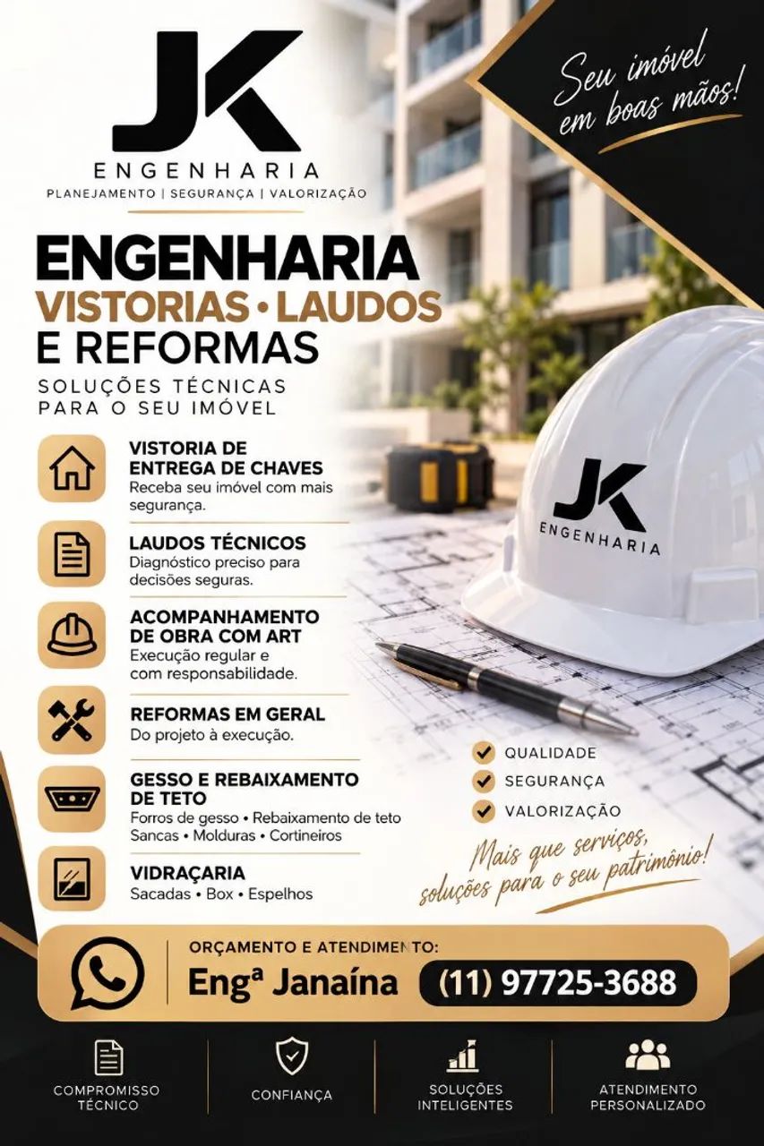 Engenheira Civil | Vistorias, Laudos e Reformas