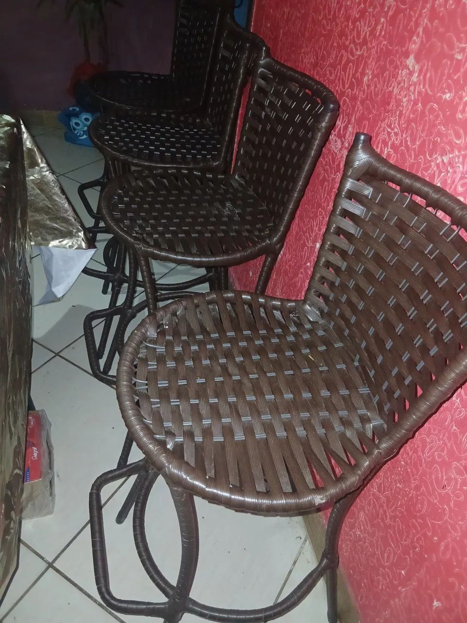 Jogo de 4 banquetas  - Foto 2