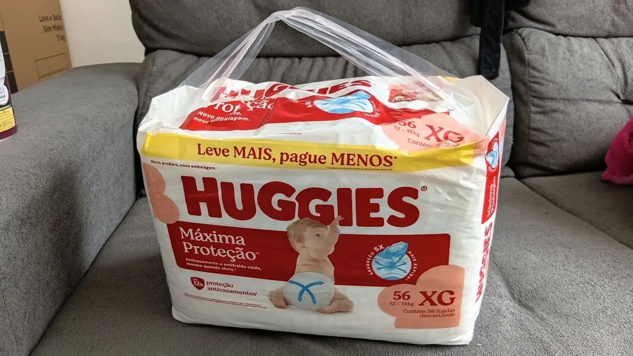 Fralda Huggies XG