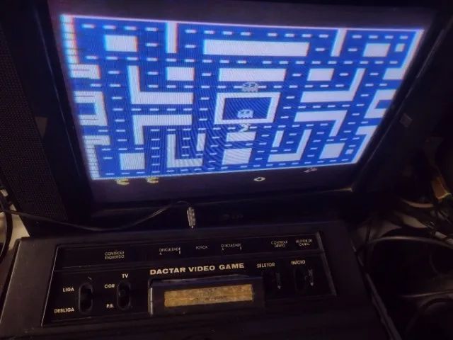 Cartucho 2 Jogos Atari - Ms Pac-man / Smurf - Foto 4