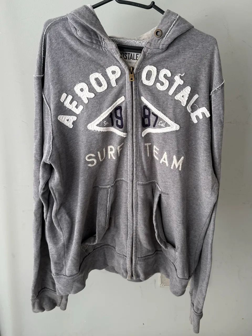 Casaco Aeropostale Cinza TAM.M