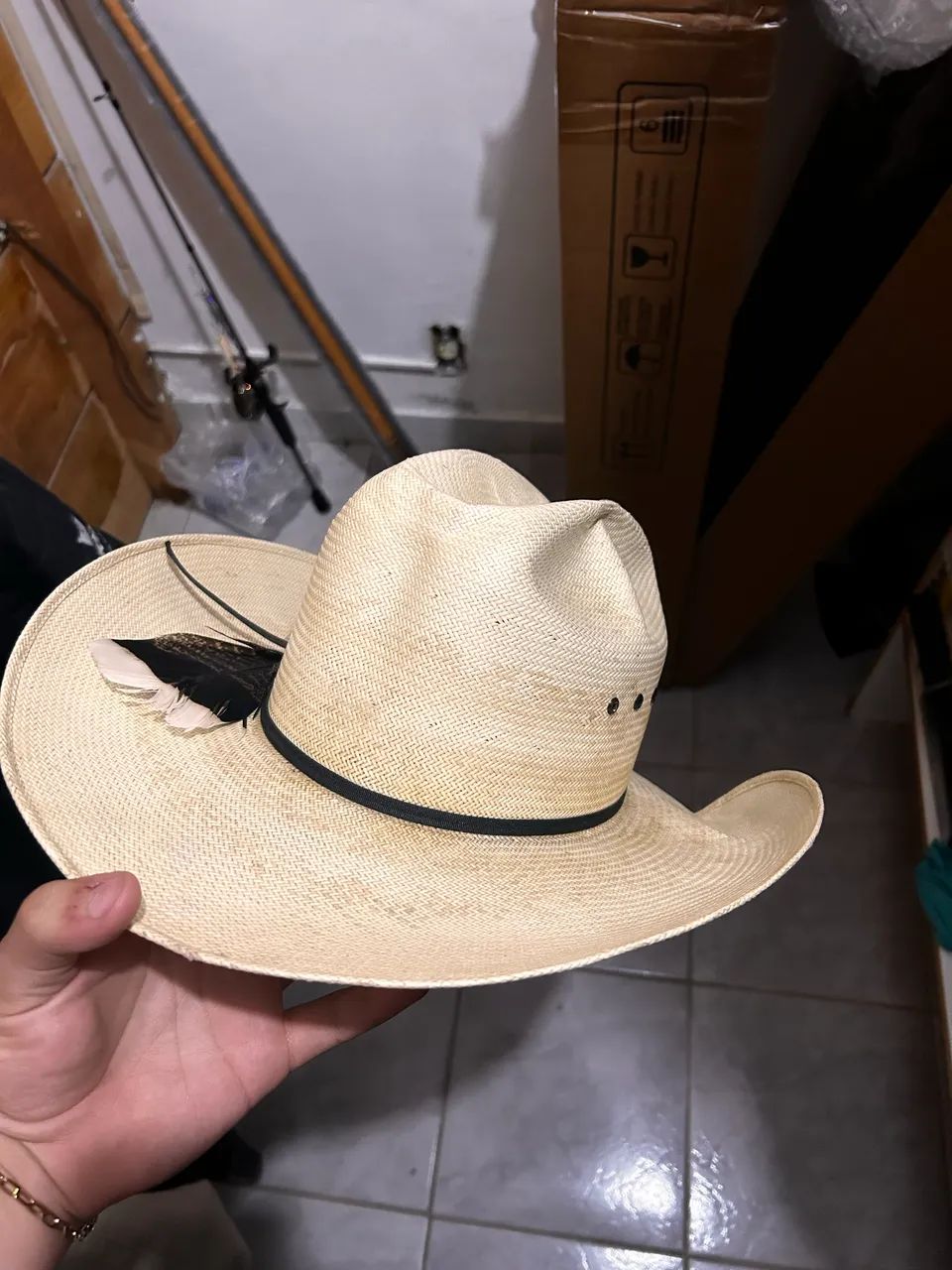 Chapeu lonestar palha - Foto 4