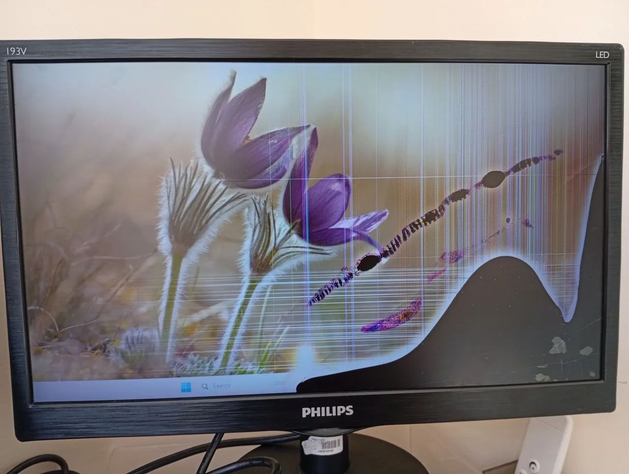 Monitor philips 19V5 18,5 com DEFEITO para retirada de peças  - Foto 2