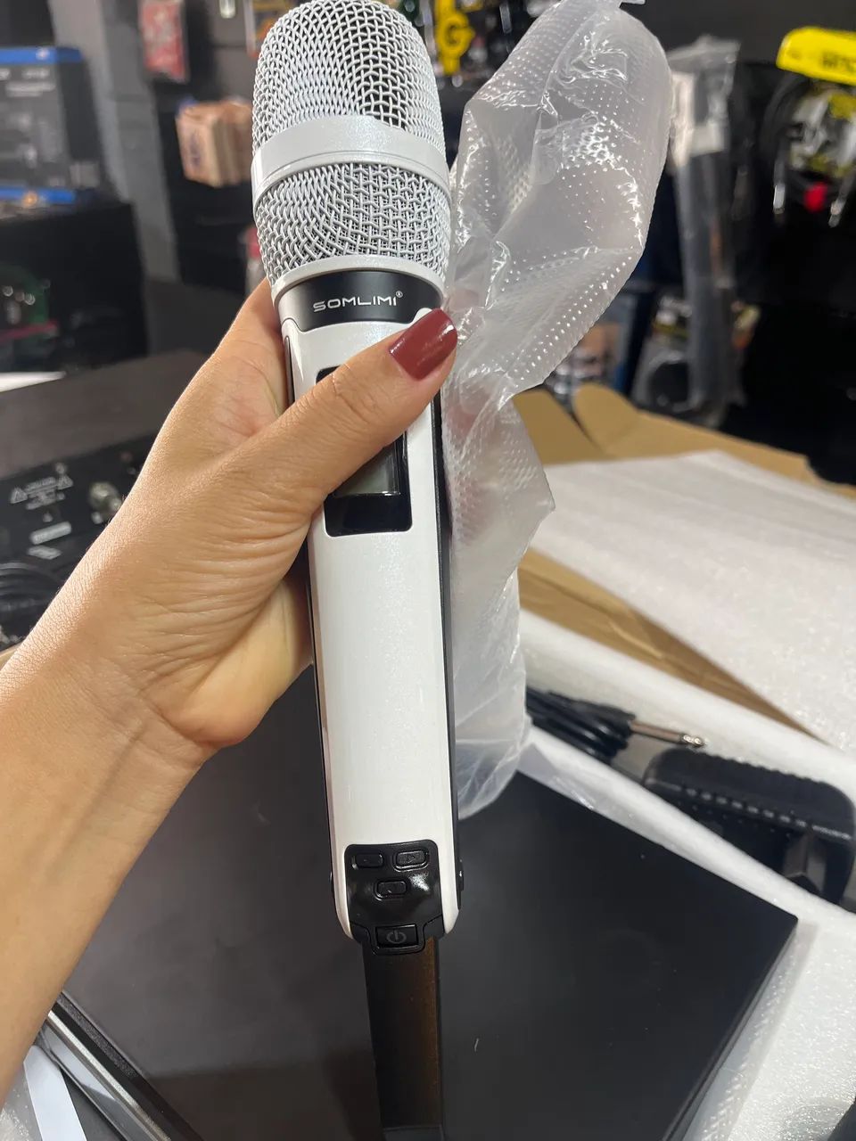 MICROFONE DUPLO SOM LIMI - Foto 2