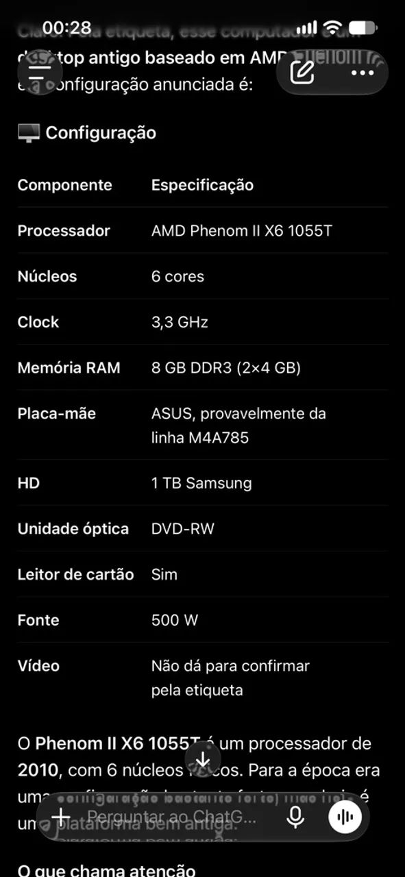 Computador 4gb dd3 500 gb memória  - Foto 2