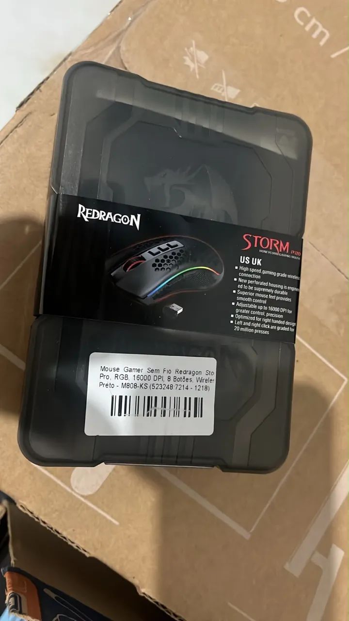 Mouse Redragon Sem Fio