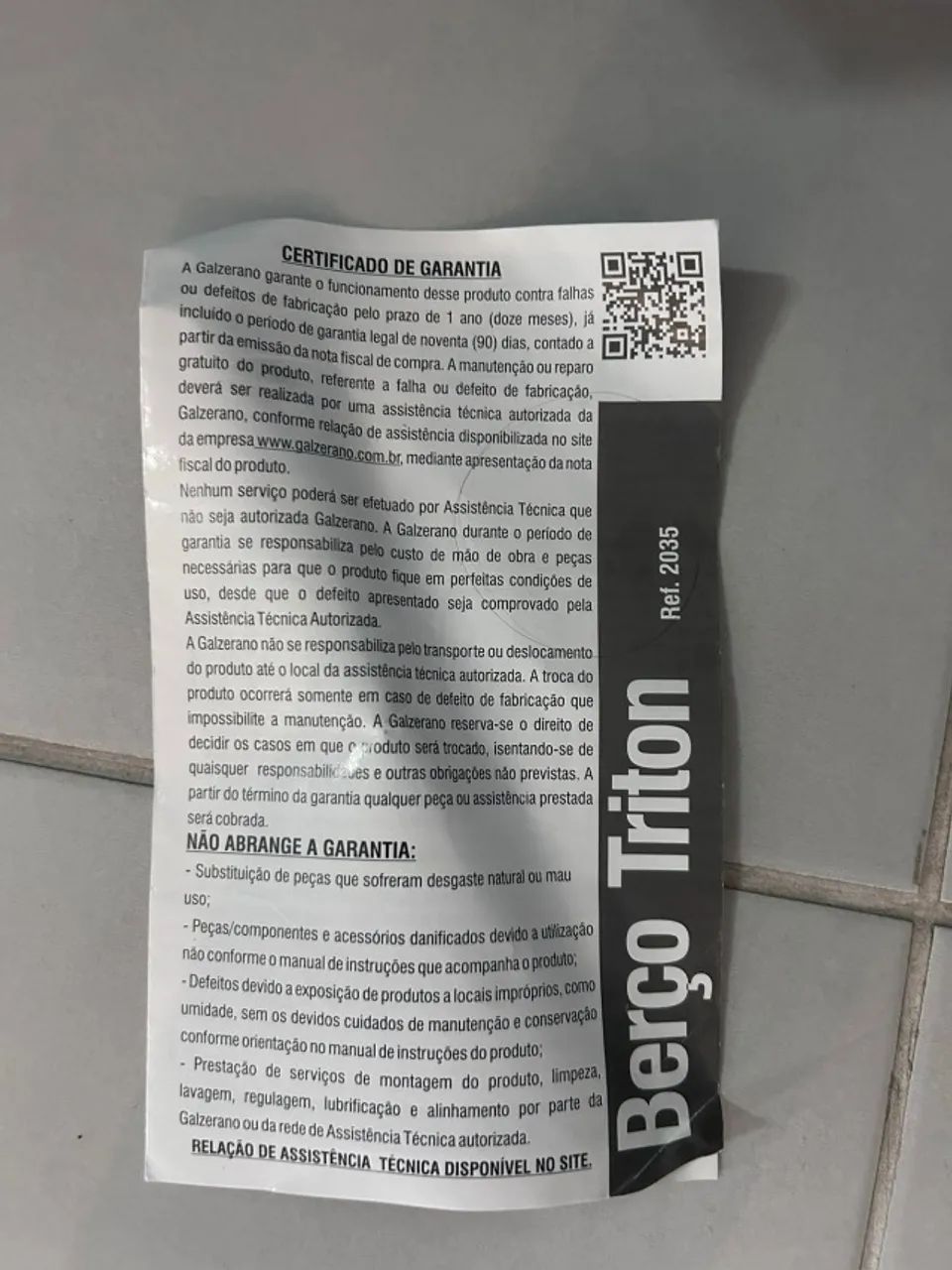 Berço Portátil Triton Galzerano - Foto 4