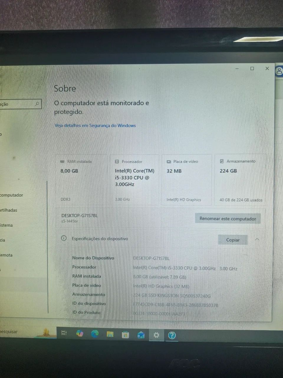 Computador HP Pavilion slimline S5 1445br - Foto 4