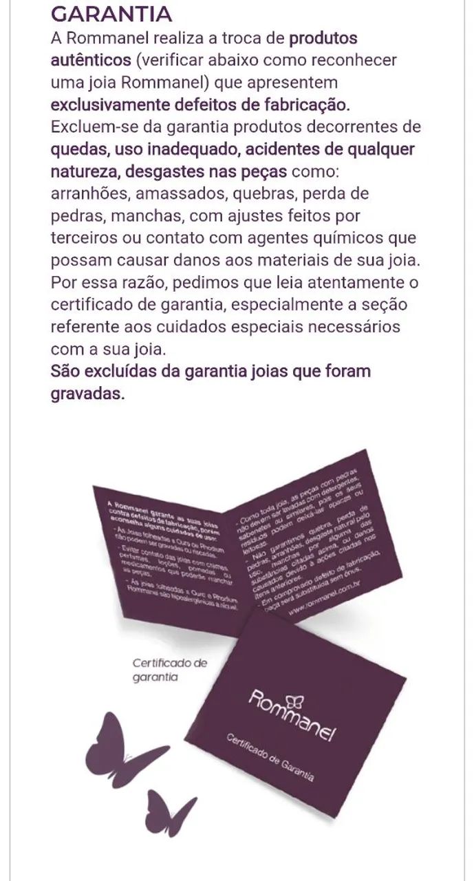 Cordão com pingente cruz Rommanel - Foto 3