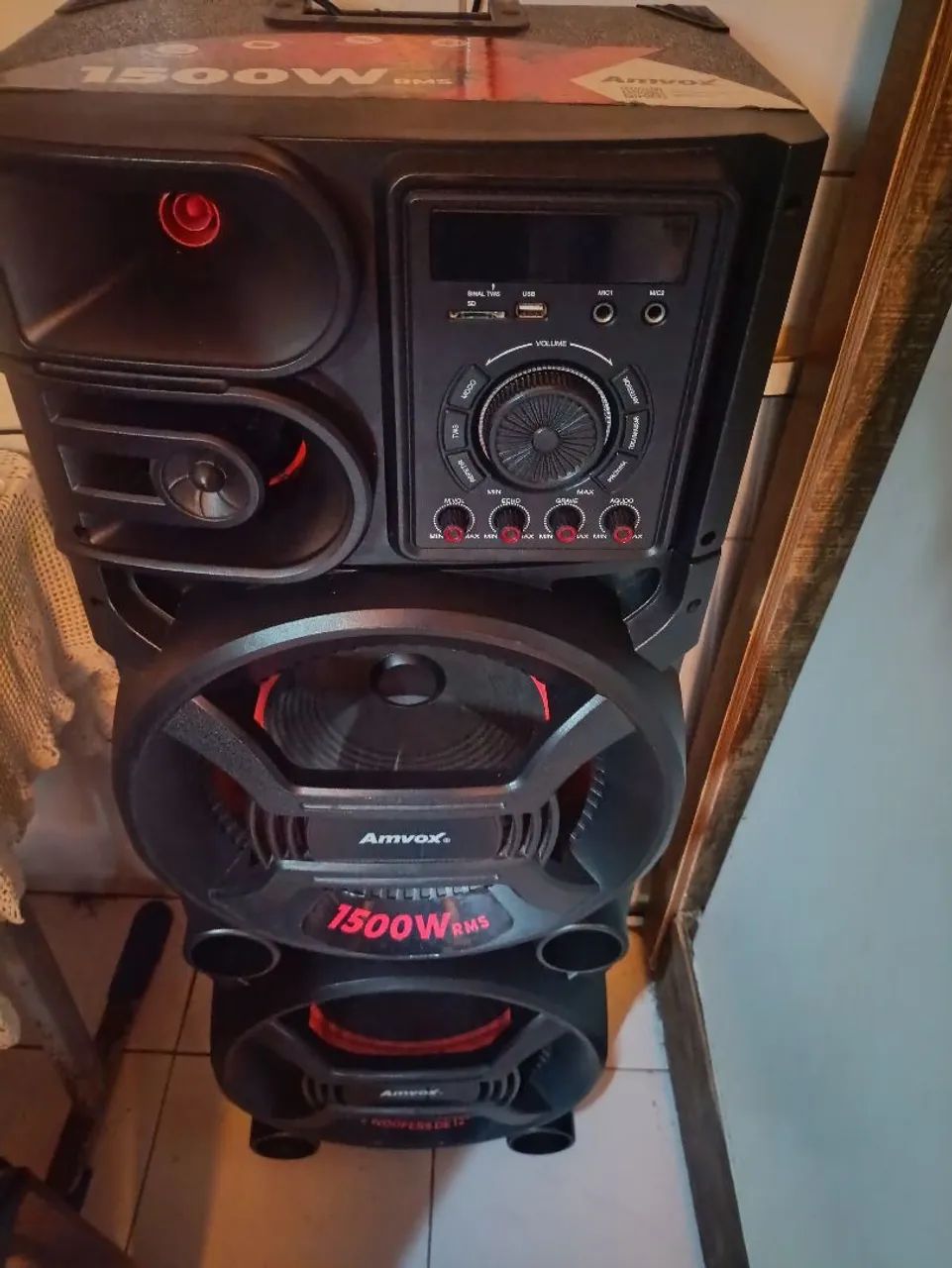 Torre de som amvox 1500 rms - Foto 3