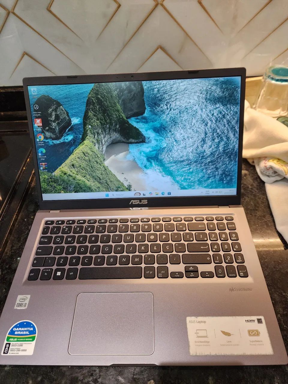 Notebook Asus i3 8gb ram 256gb ssd m2 - Foto 4
