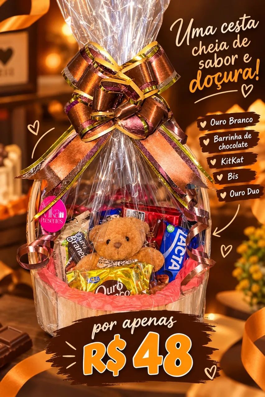 Cestas disponíveis para presente pronta entrega  - Foto 3