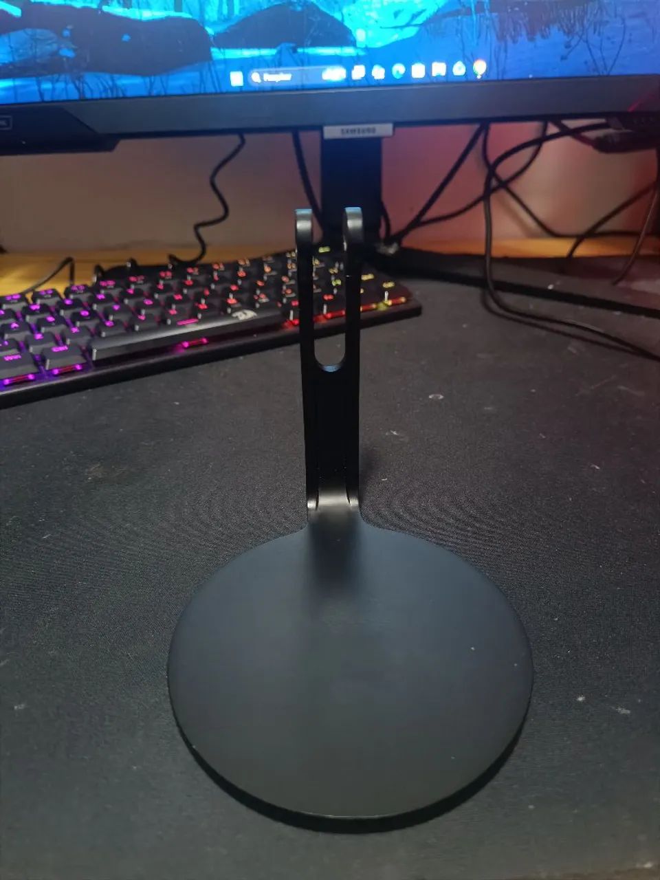 Kit Gamer Microfone HyperX QuadCast Red + Braço Articulado + Suporte de Mesa - Foto 4