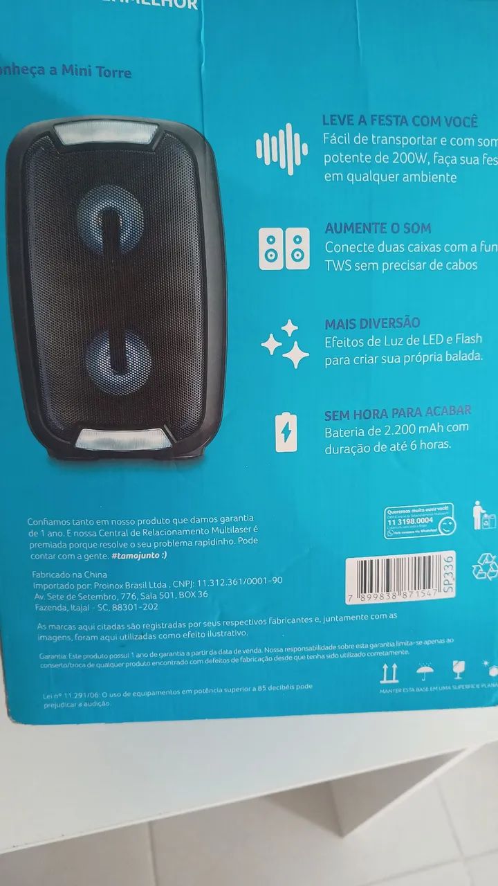 Vendo caixa de som em perfeito estado. - Foto 4