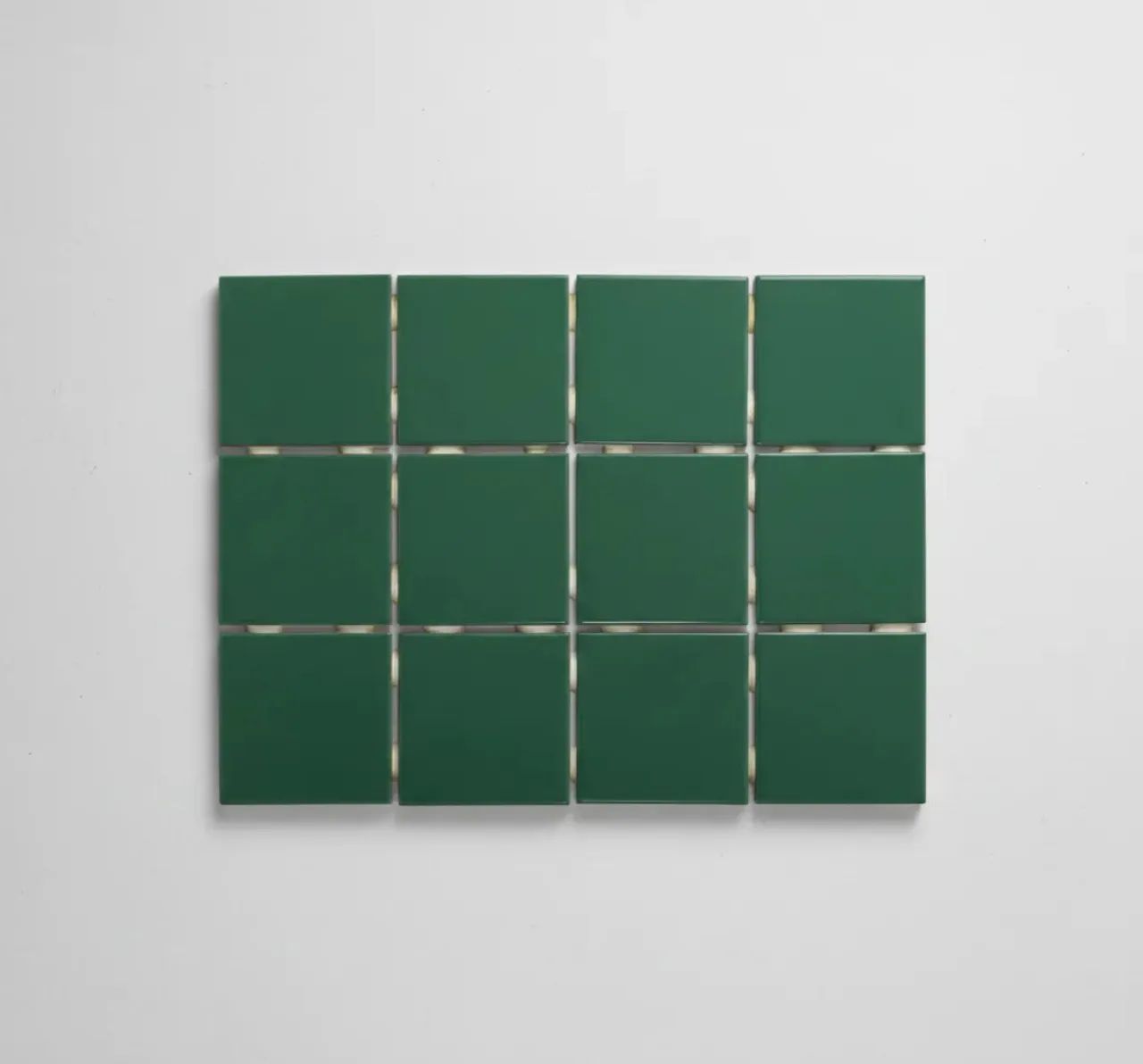PASTILHA DE CERÂMICA ATLAS 7,5X7,5CM VERDE - SOFISTICAÇÃO E RESISTÊNCIA PARA SEU PROJETO! - Foto 3