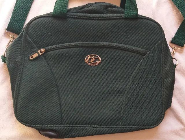 Bolsa de viagem, marca bagaggio, acolchoada, cor verde, com 1 compartimento inte - Foto 3