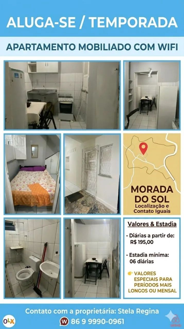 APARTAMENTO DE UM QUARTO MORADA DO SOL  