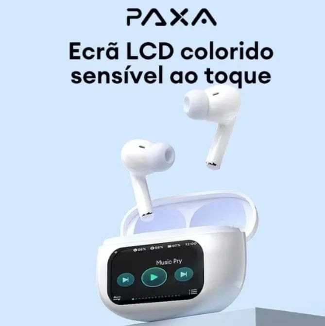 Fone de ouvido Bluetooth com tela touch screen impermeável - Foto 2